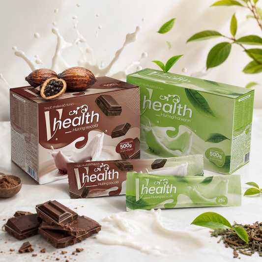 Ngũ cốc dinh dưỡng Vhealth thế hệ mới (2 vị)