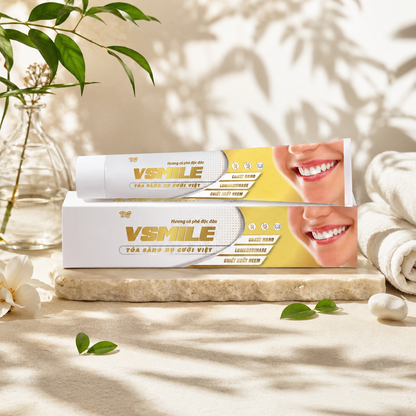 Kem đánh răng Vsmile hương cà phê - Thảo dược tự nhiên