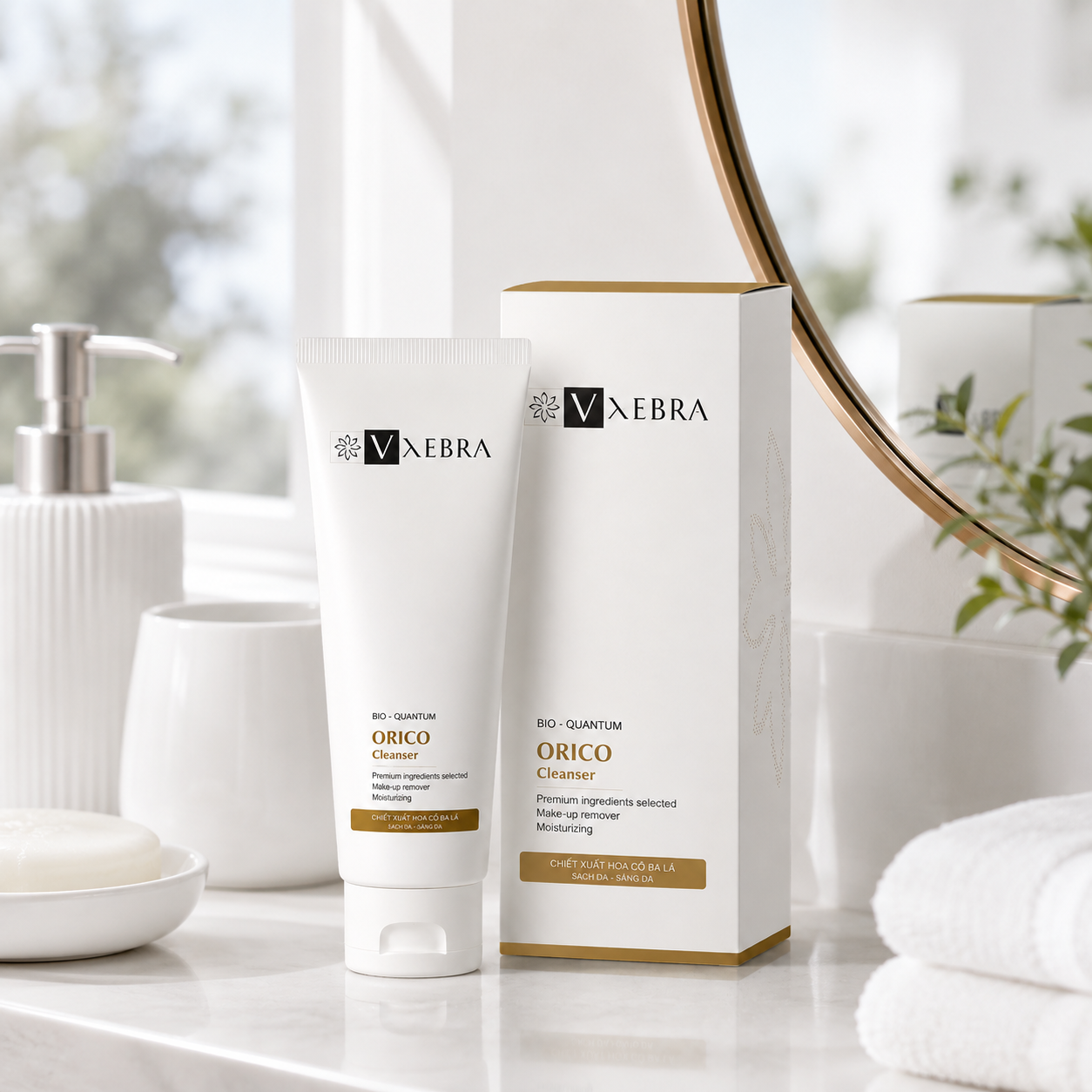 Sữa rửa mặt Orico Cleanser Vxebra - Làm sạch da hiệu quả, loại bỏ trang điểm và bụi bẩn