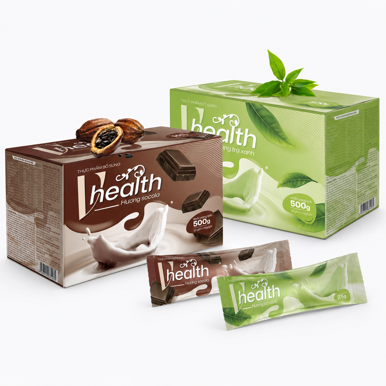 Ngũ cốc dinh dưỡng Vhealth thế hệ mới (2 vị)